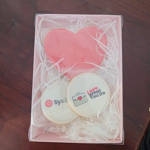Branded Valentine's Cookie Box